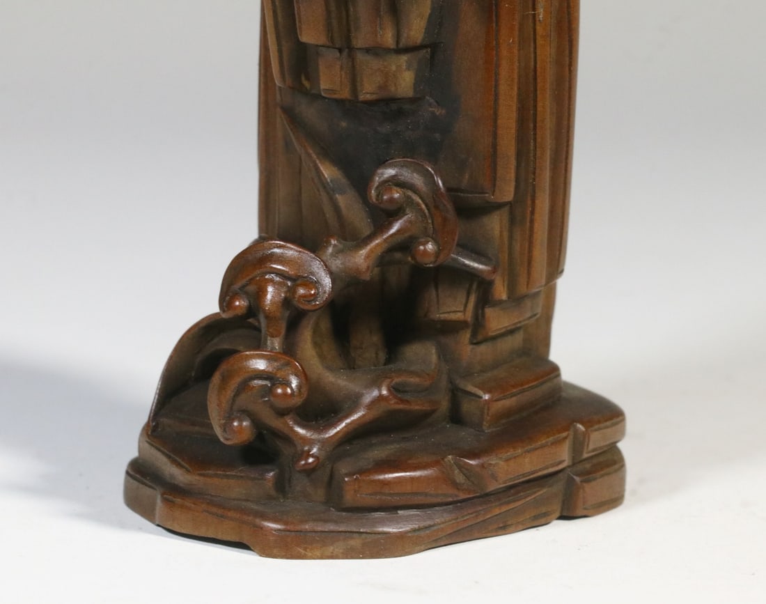 A Boxwood Lingzhi-Pattern Incense Insert - 6