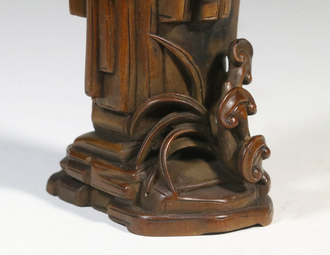 A Boxwood Lingzhi-Pattern Incense Insert - 7