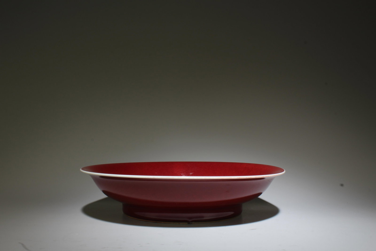 A Red-Glazed Plate - 4