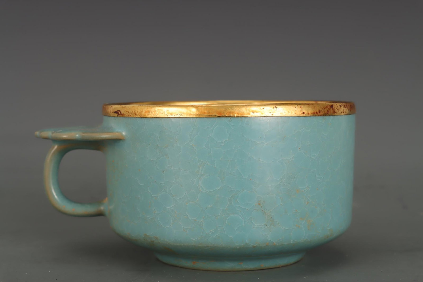 A Ru Ware Celadon Cup - 4