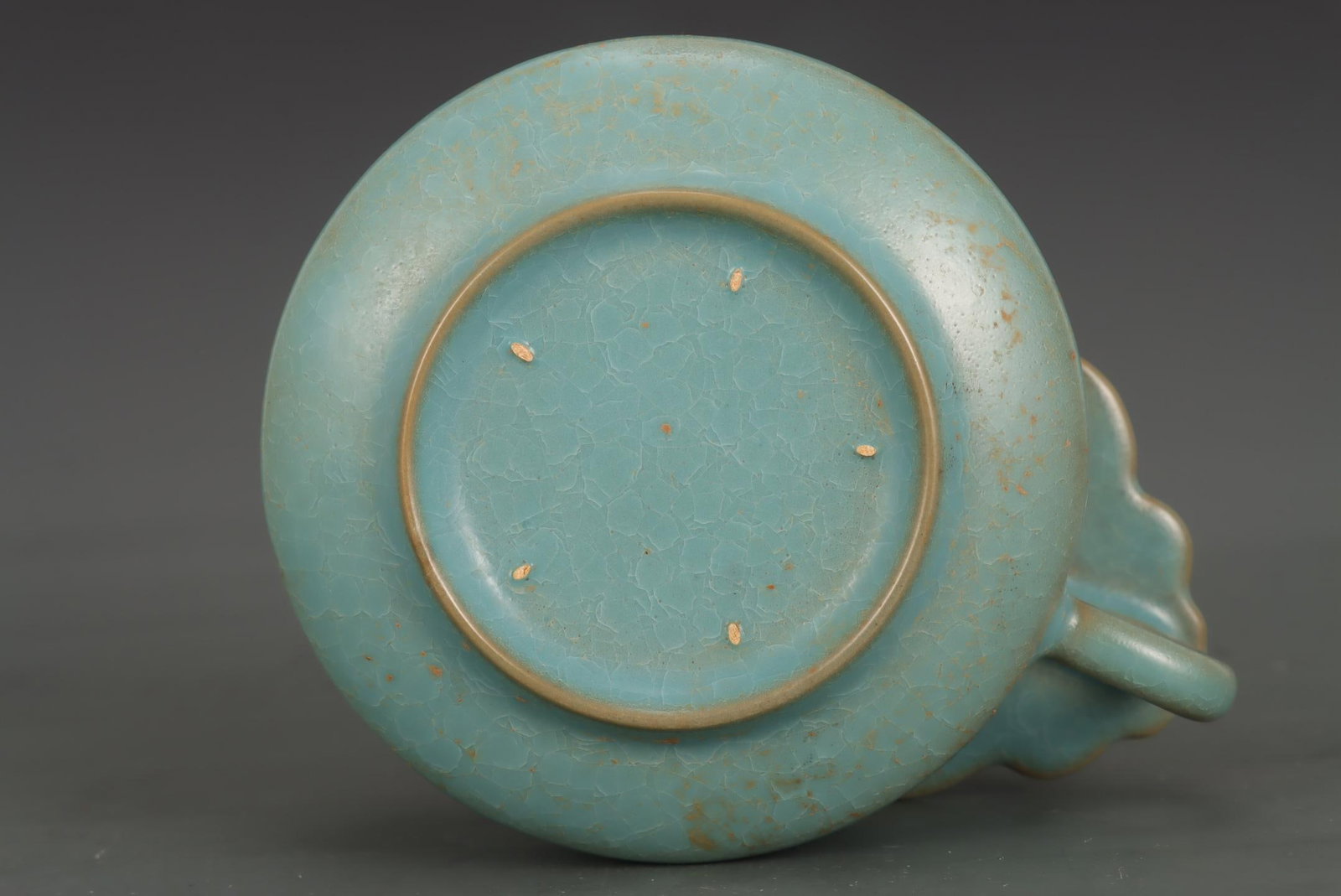 A Ru Ware Celadon Cup - 9