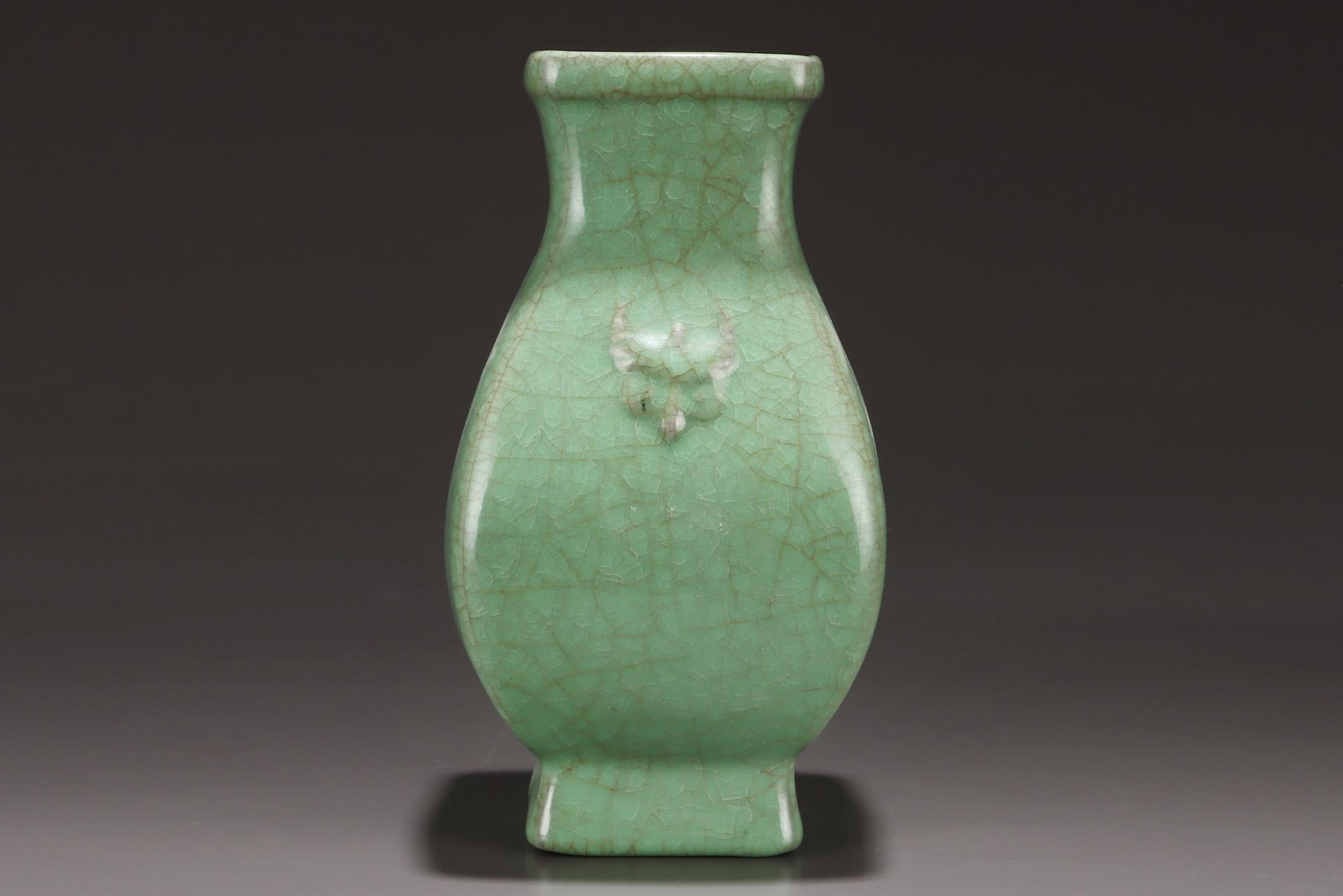 A Ru Ware Celadon Square Vase - 3