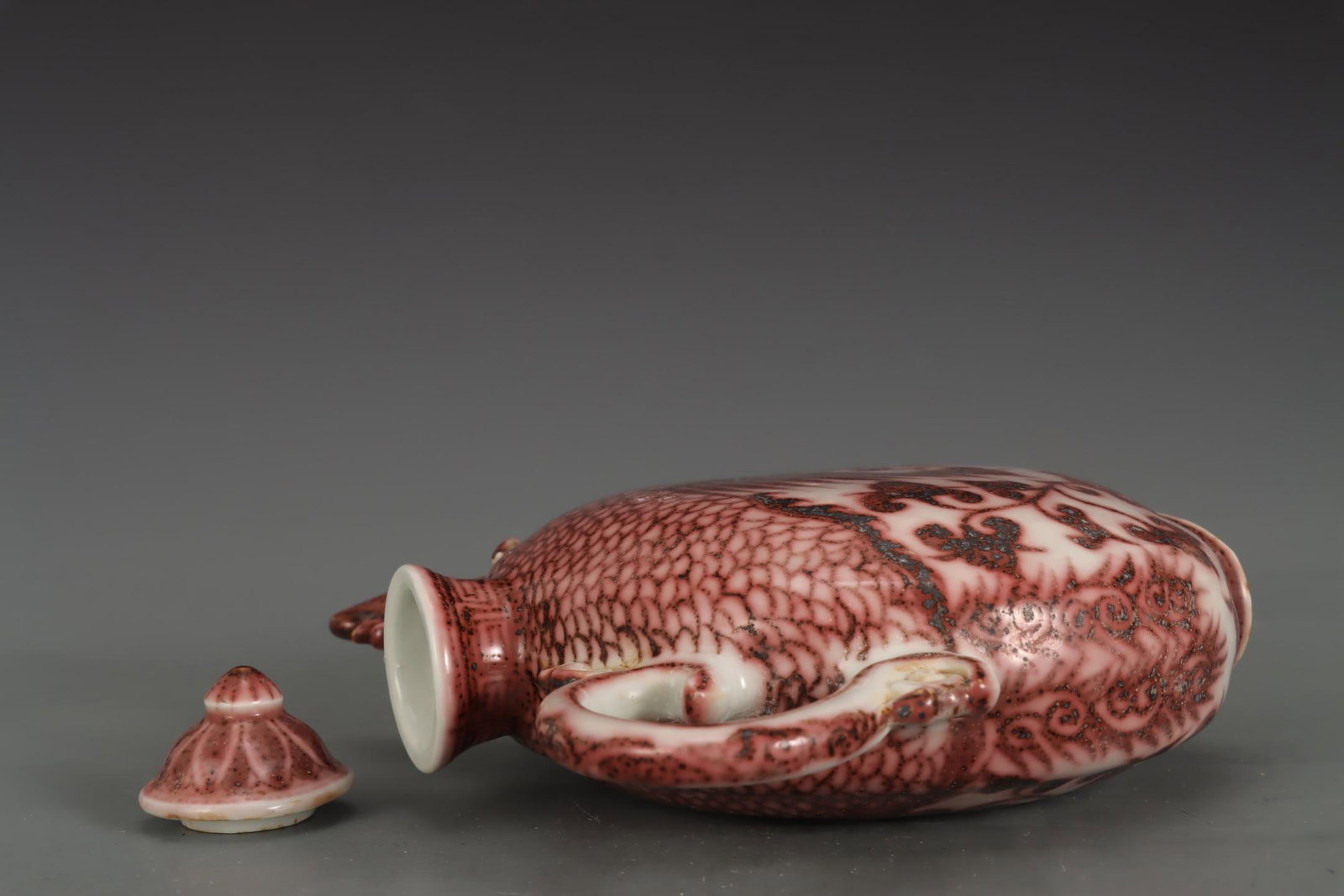 A Underglaze Red Phoenix-Head Ewer - 6