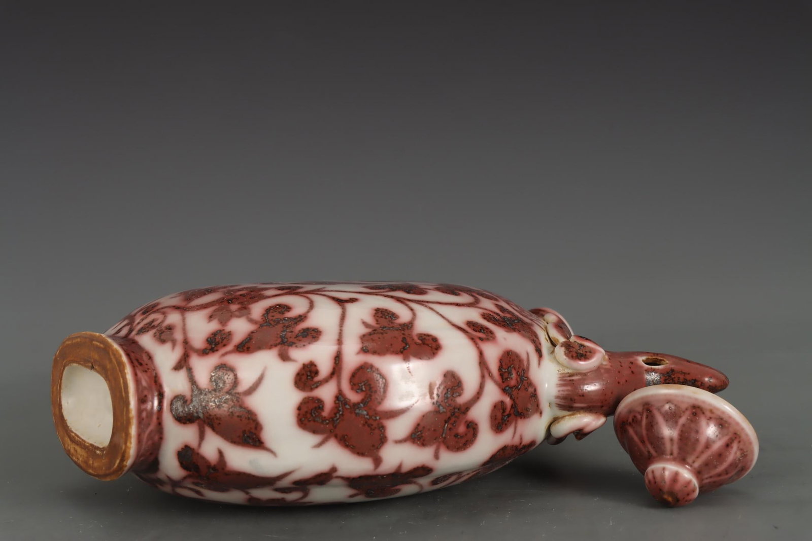 A Underglaze Red Phoenix-Head Ewer - 7
