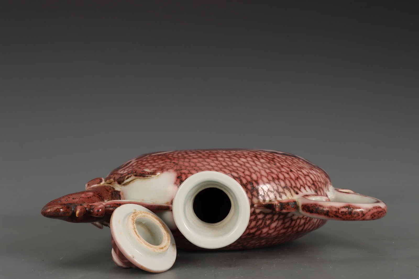 A Underglaze Red Phoenix-Head Ewer - 8