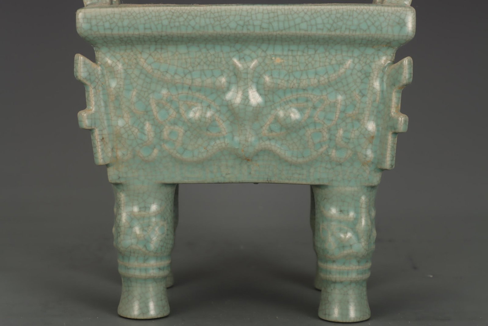 A Ru Ware Celadon Censer - 3