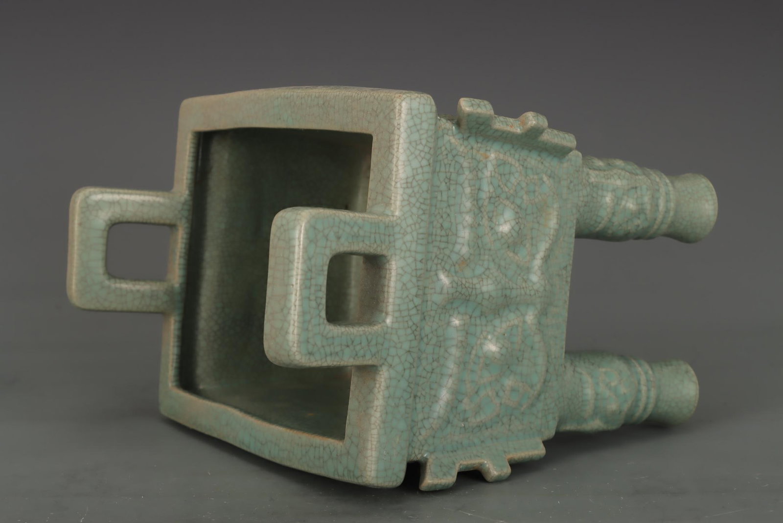 A Ru Ware Celadon Censer - 6