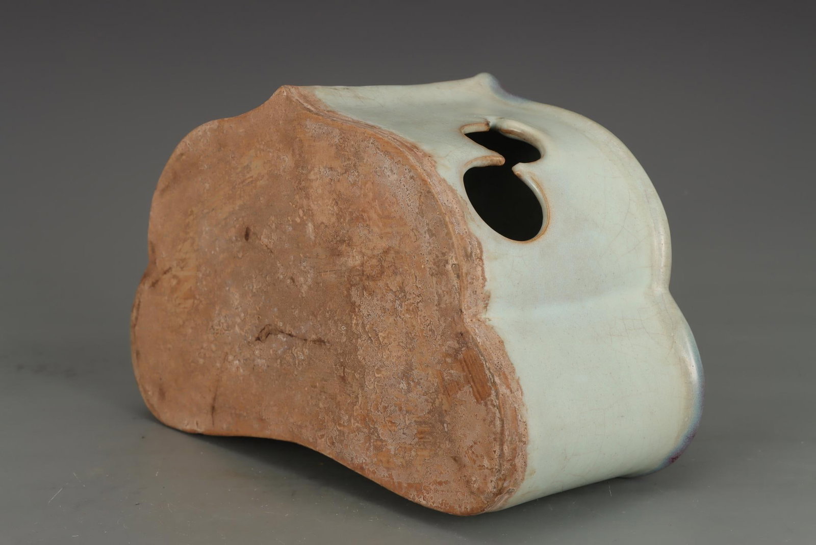 A Jun Ware Ceramic Pillow - 8