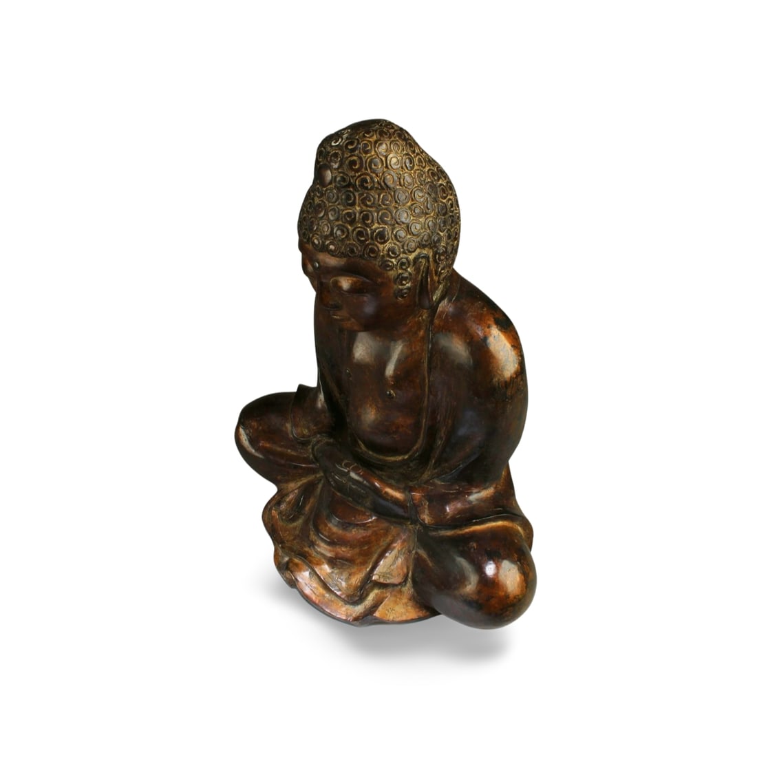 A Seated Buddha Statue - 3