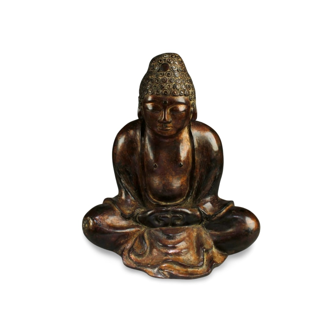 A Seated Buddha Statue - 6