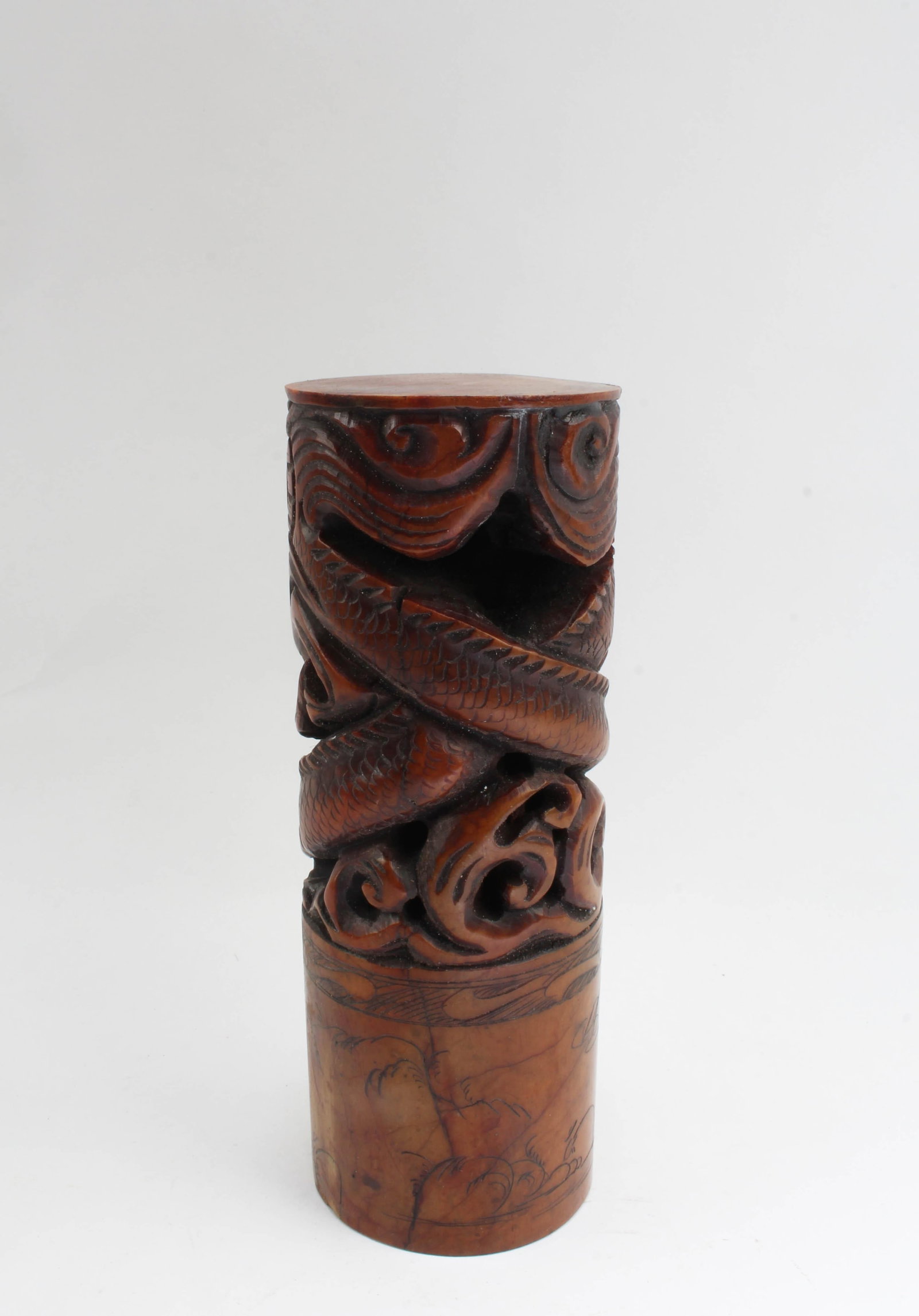 A Round Soapstone Seal - 2