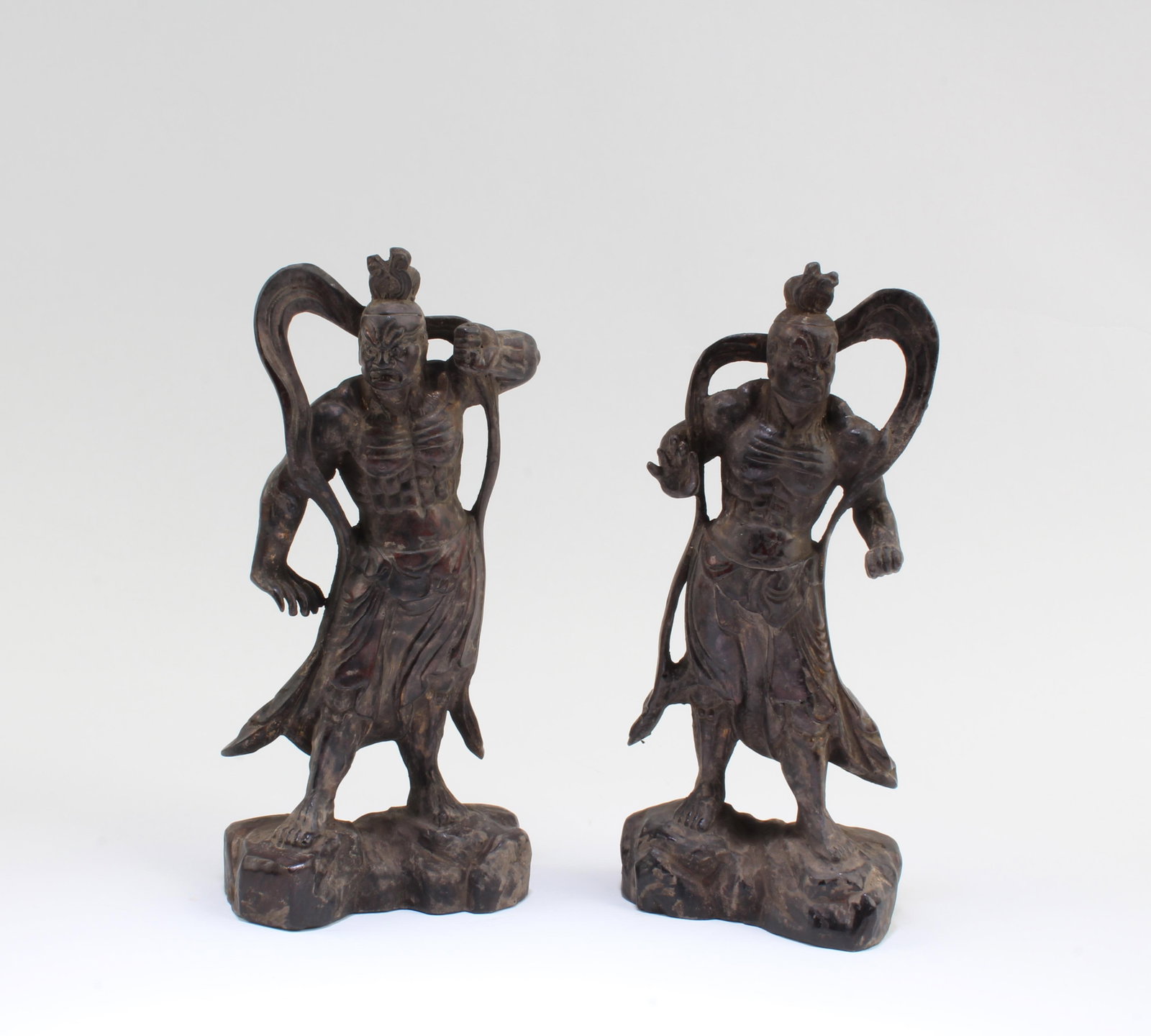 A Pair of Bronze Deity Statues (1 of 5)