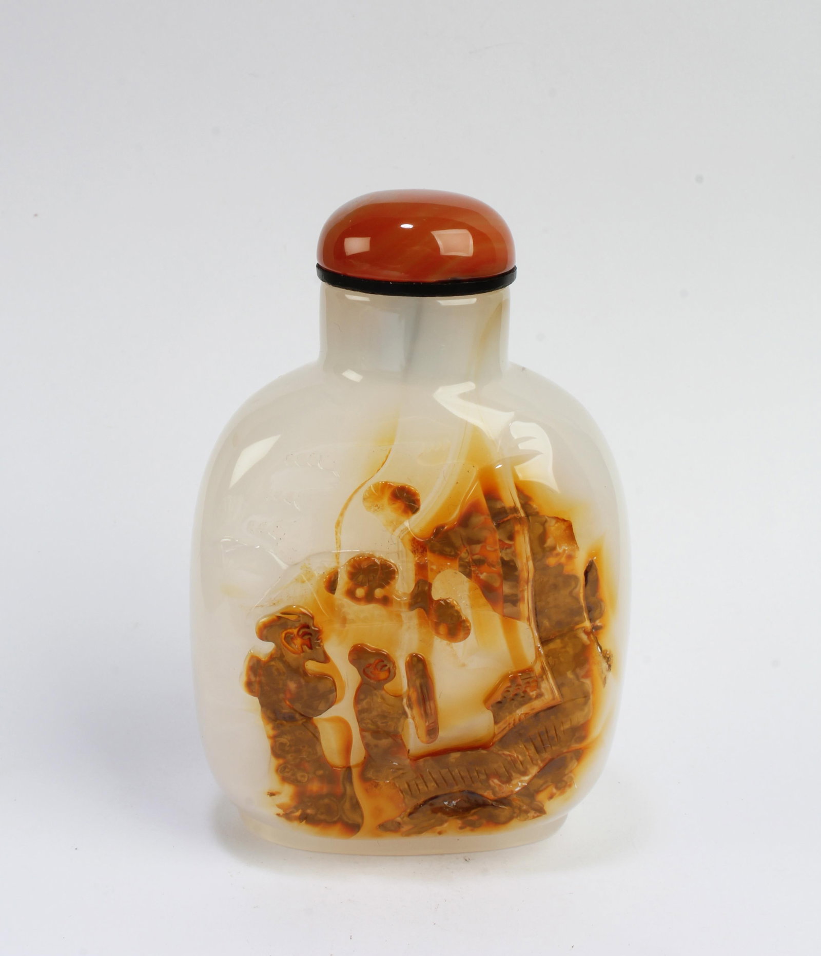 Chinese Agate Snuff Bottle (1 of 5)