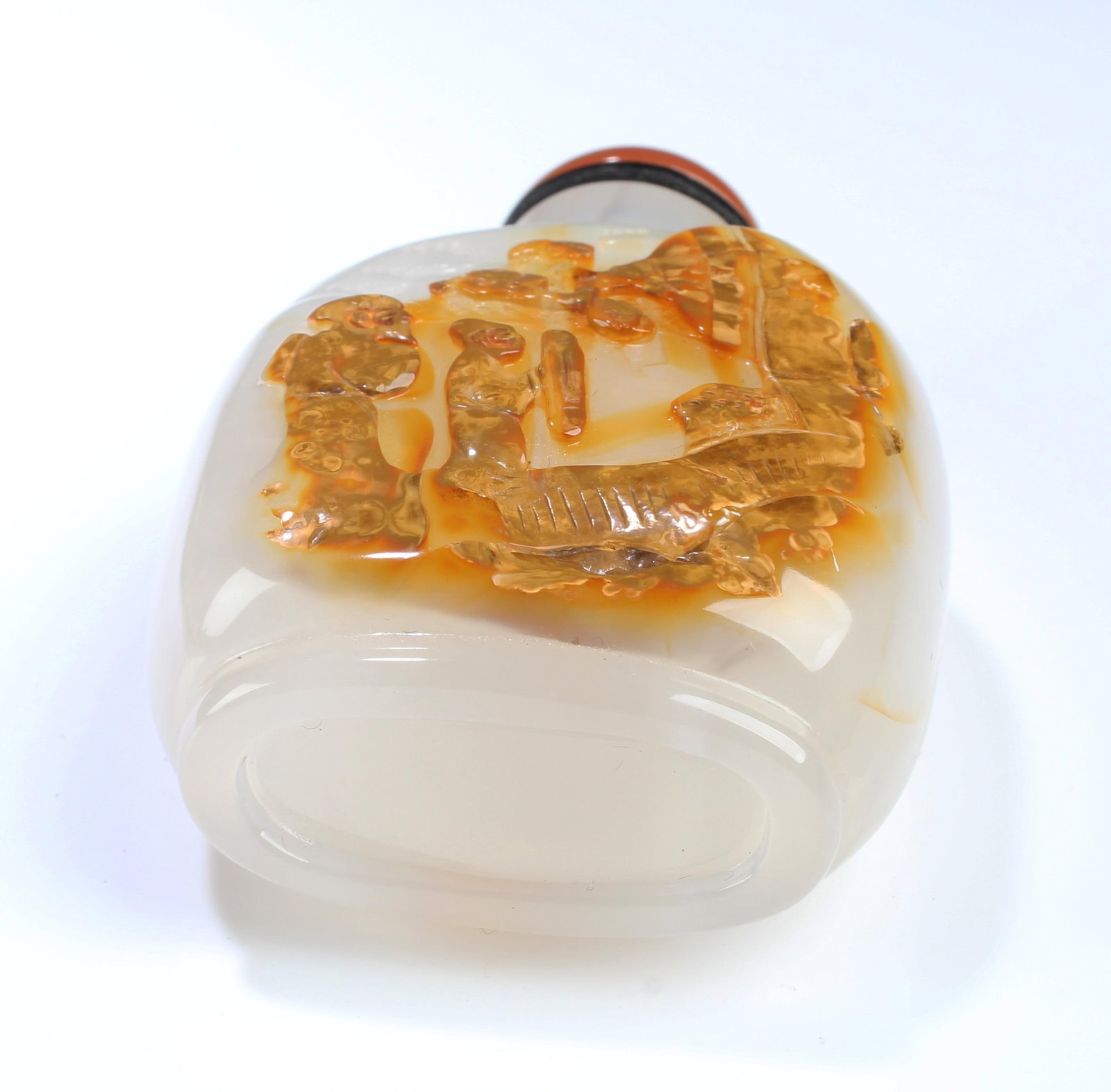 Chinese Agate Snuff Bottle - 5