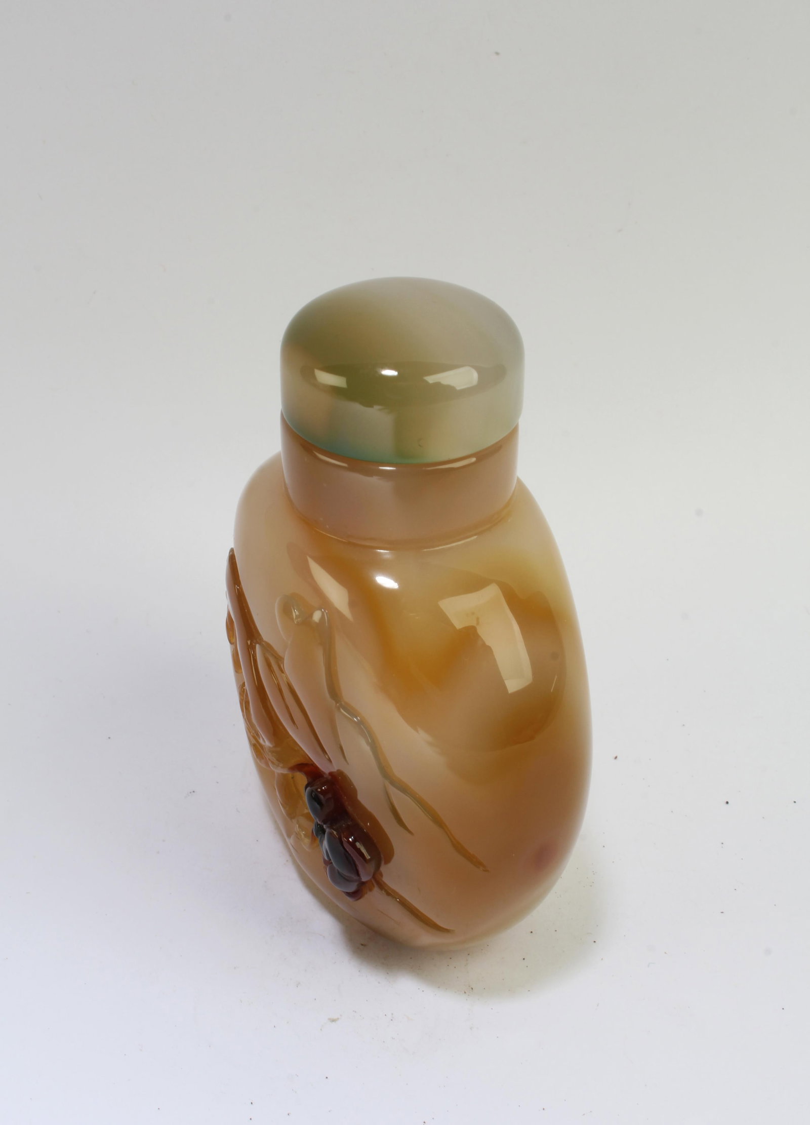 Chinese Agate Snuff Bottle - 3