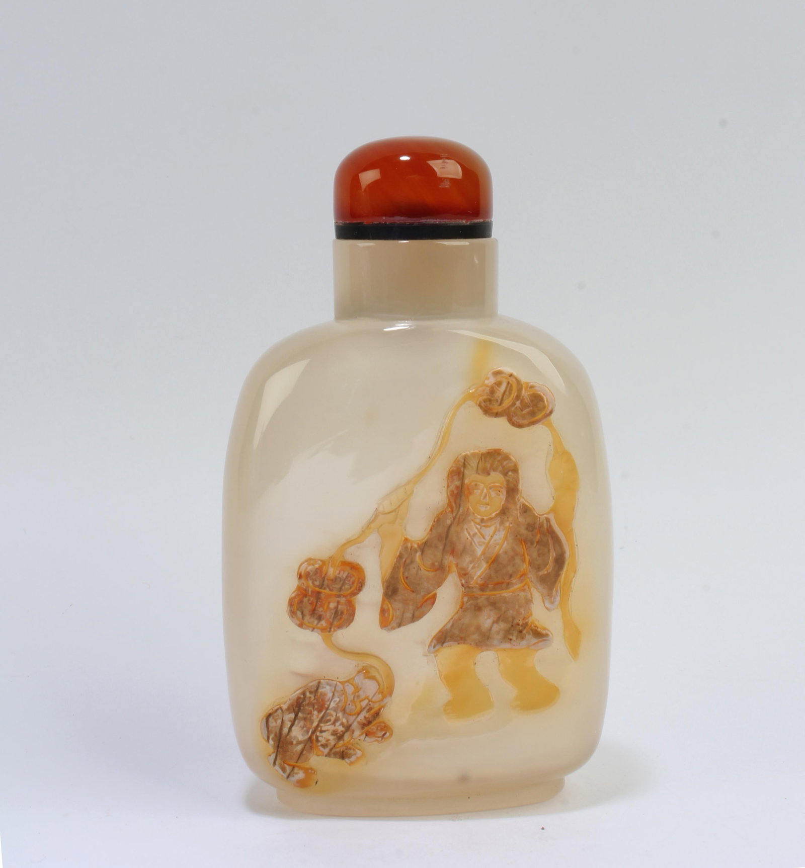 Chinese Agate Snuff Bottle (1 of 3)
