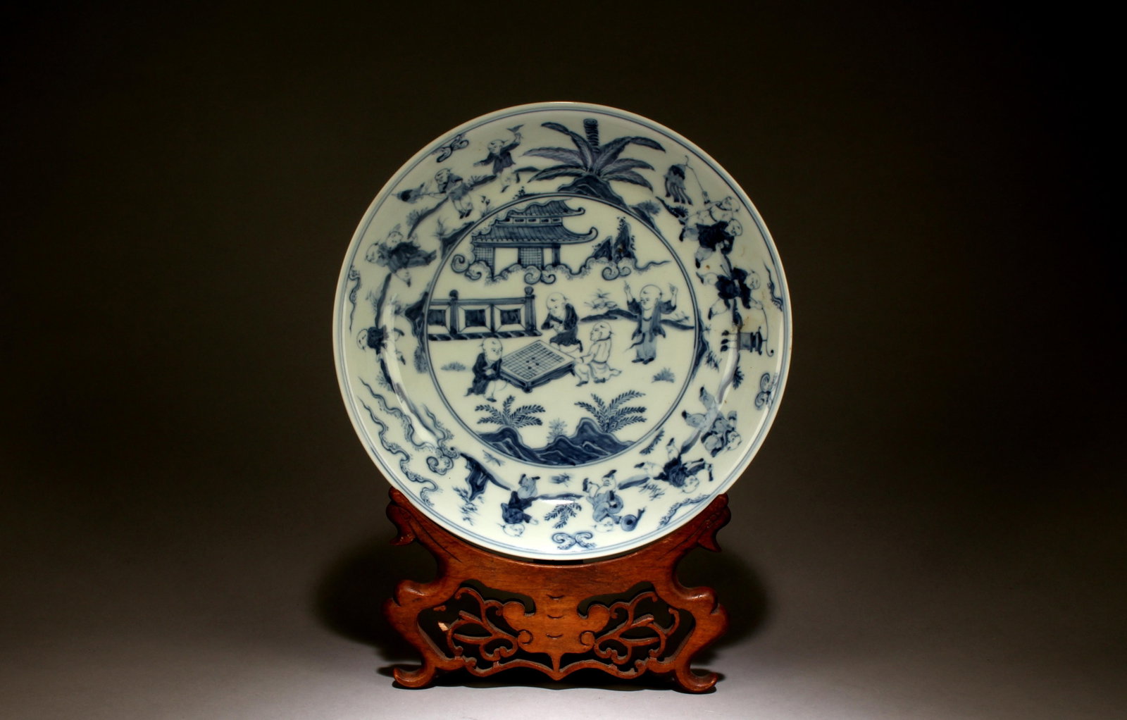 A Chinese Blue and White Plate (1 of 7)