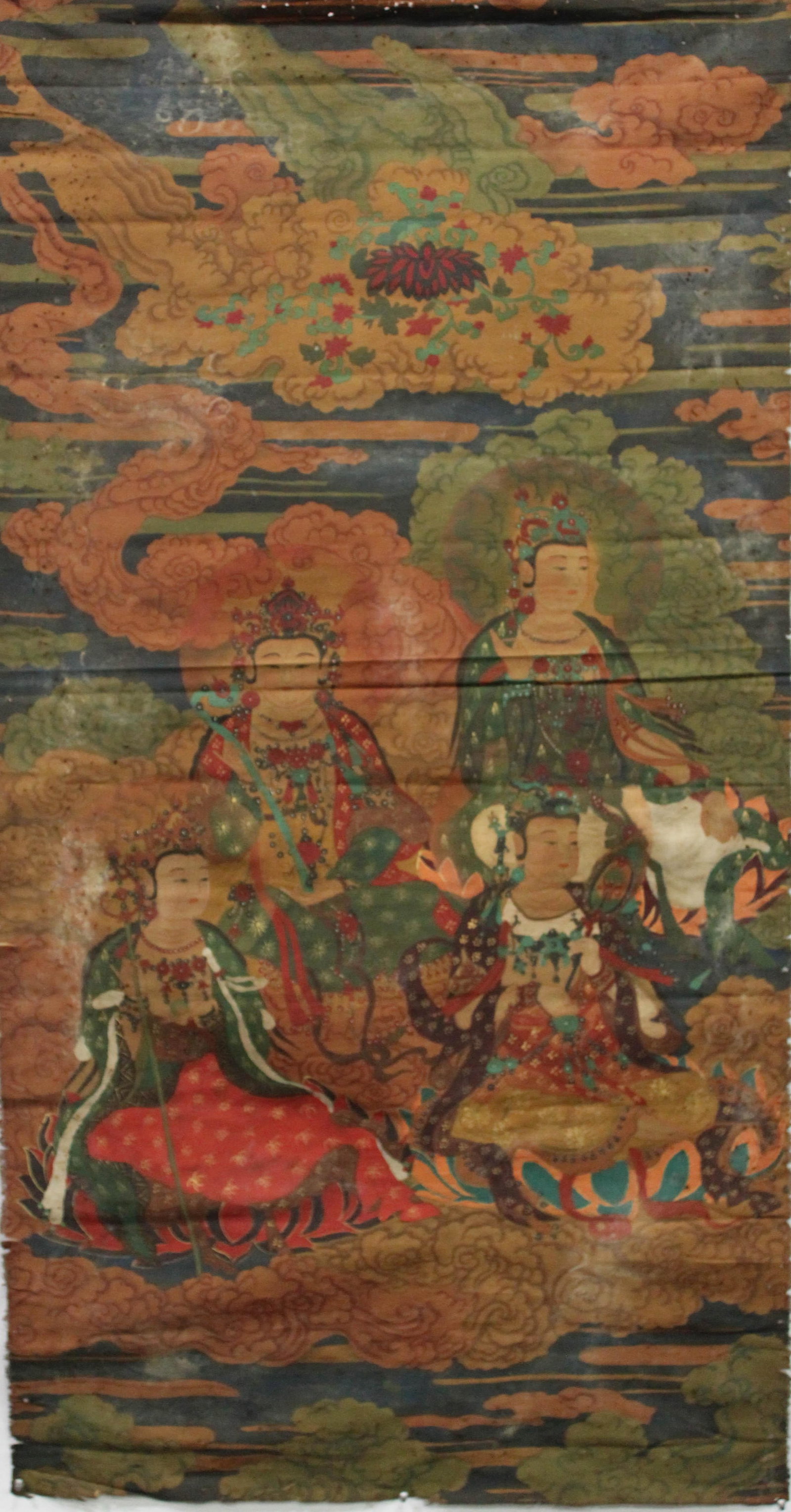 A Chinese Painting: A Chinese Painting. Length: 35.5" Height: 68"