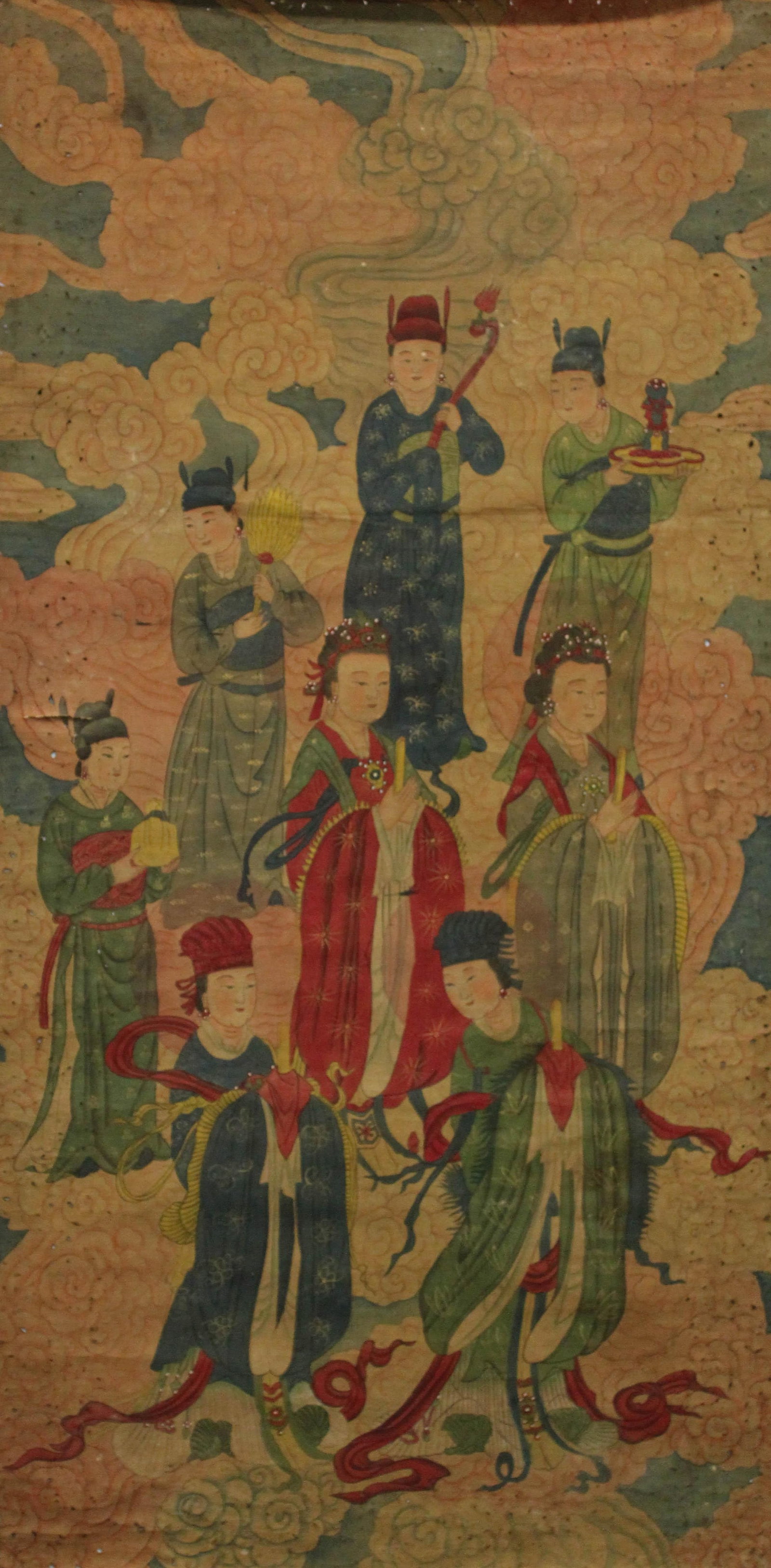 A Chinese Painting: A Chinese Painting. Length: 34" Height: 68"