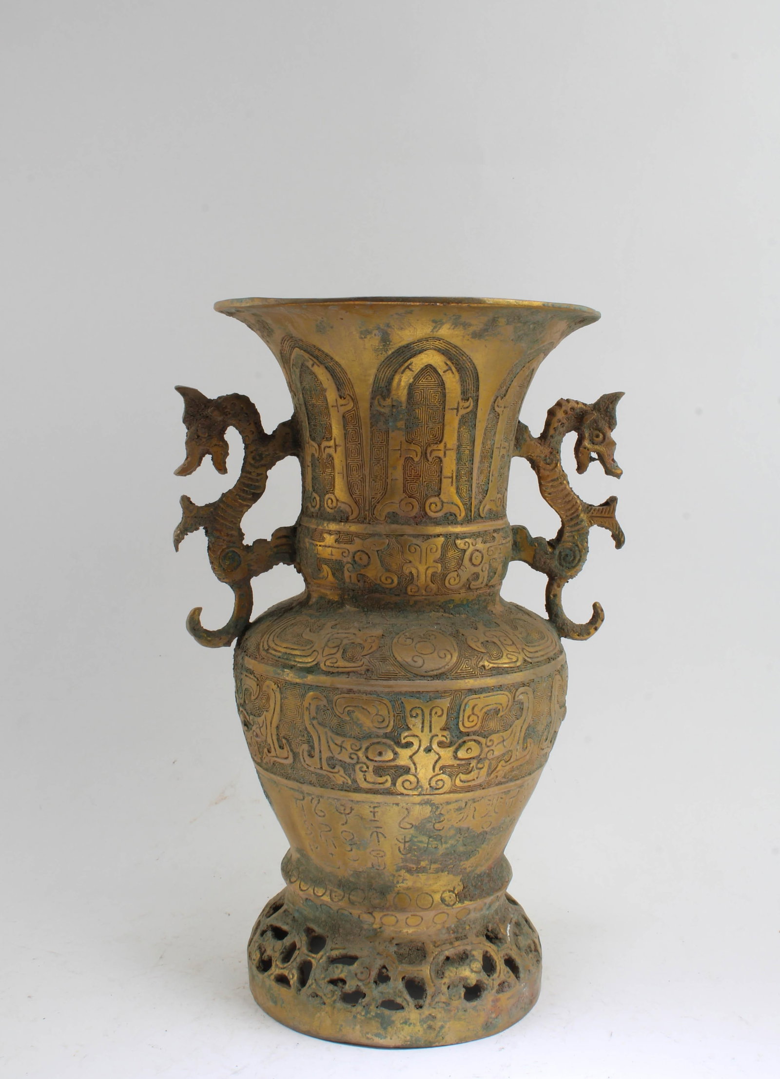 Chinese Bronze Vase - 3