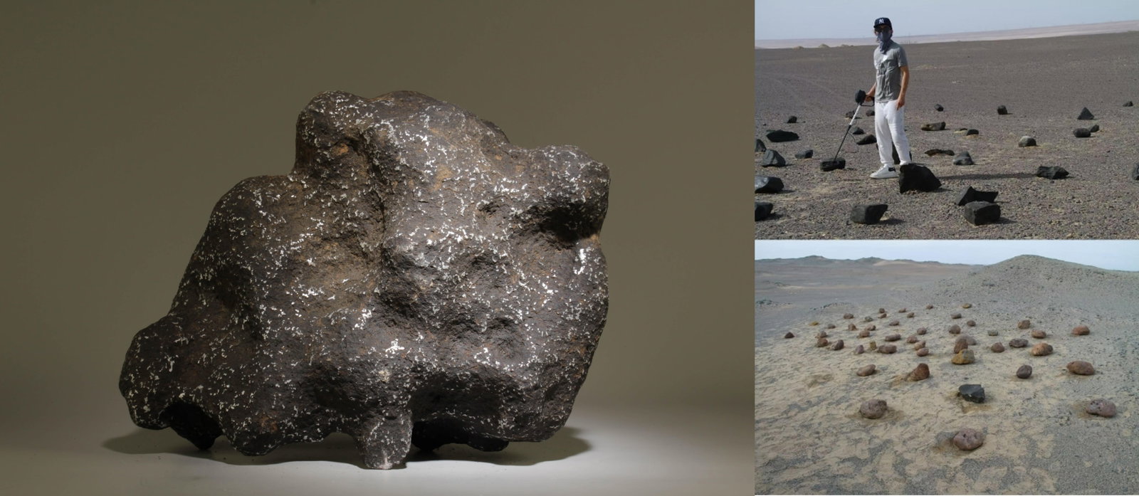 A Possible Meteorite: A Possible Meteorite. Unverified. Dimension: 9" x 6.25" x 3.5".