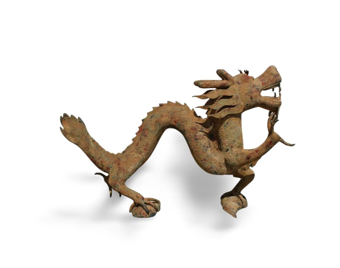 A Bronze Dragon Statue - 2