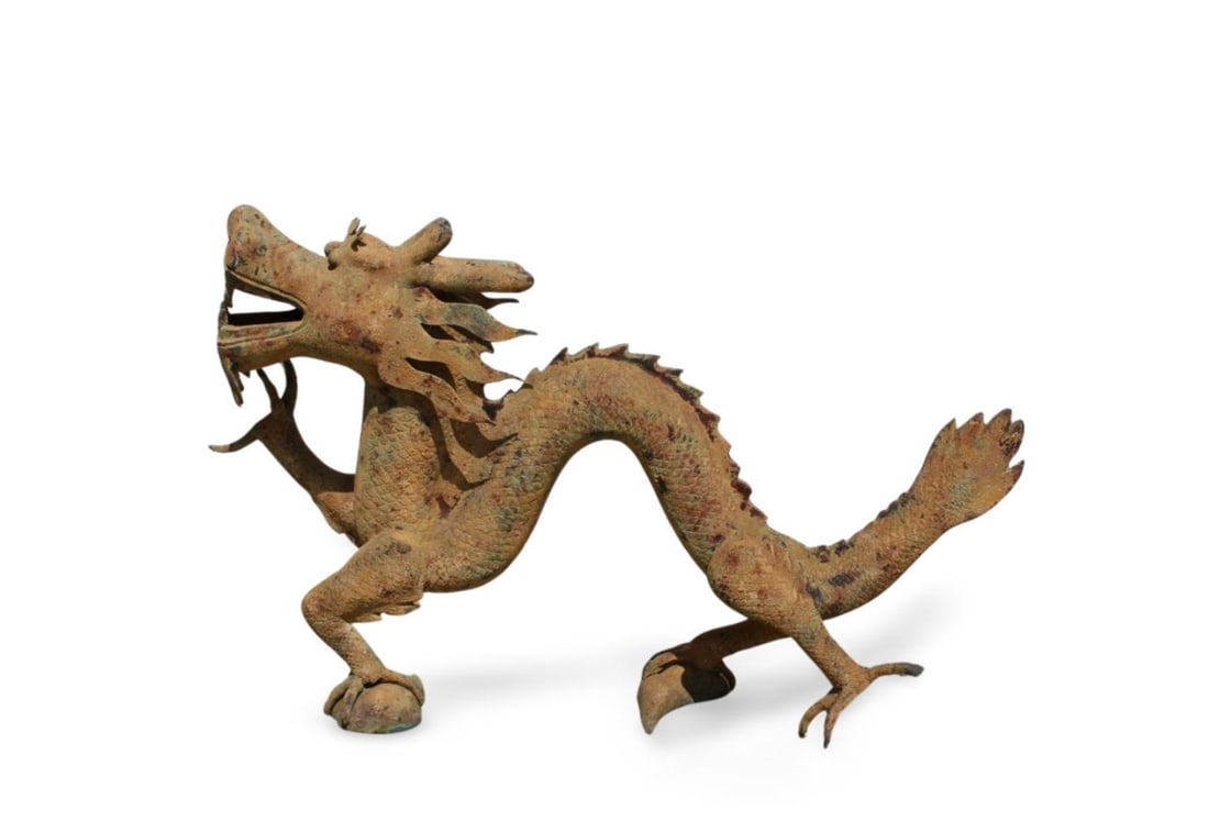 A Bronze Dragon Statue - 3