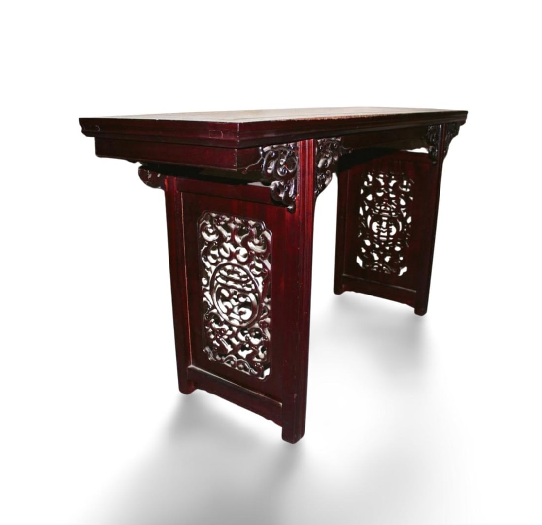 A Hardwood Altar Table - 3