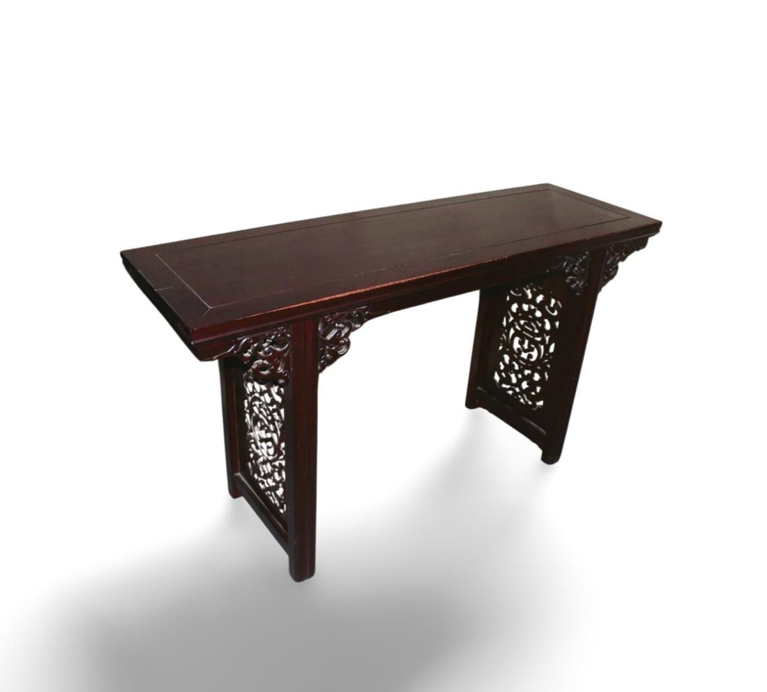 A Hardwood Altar Table - 5