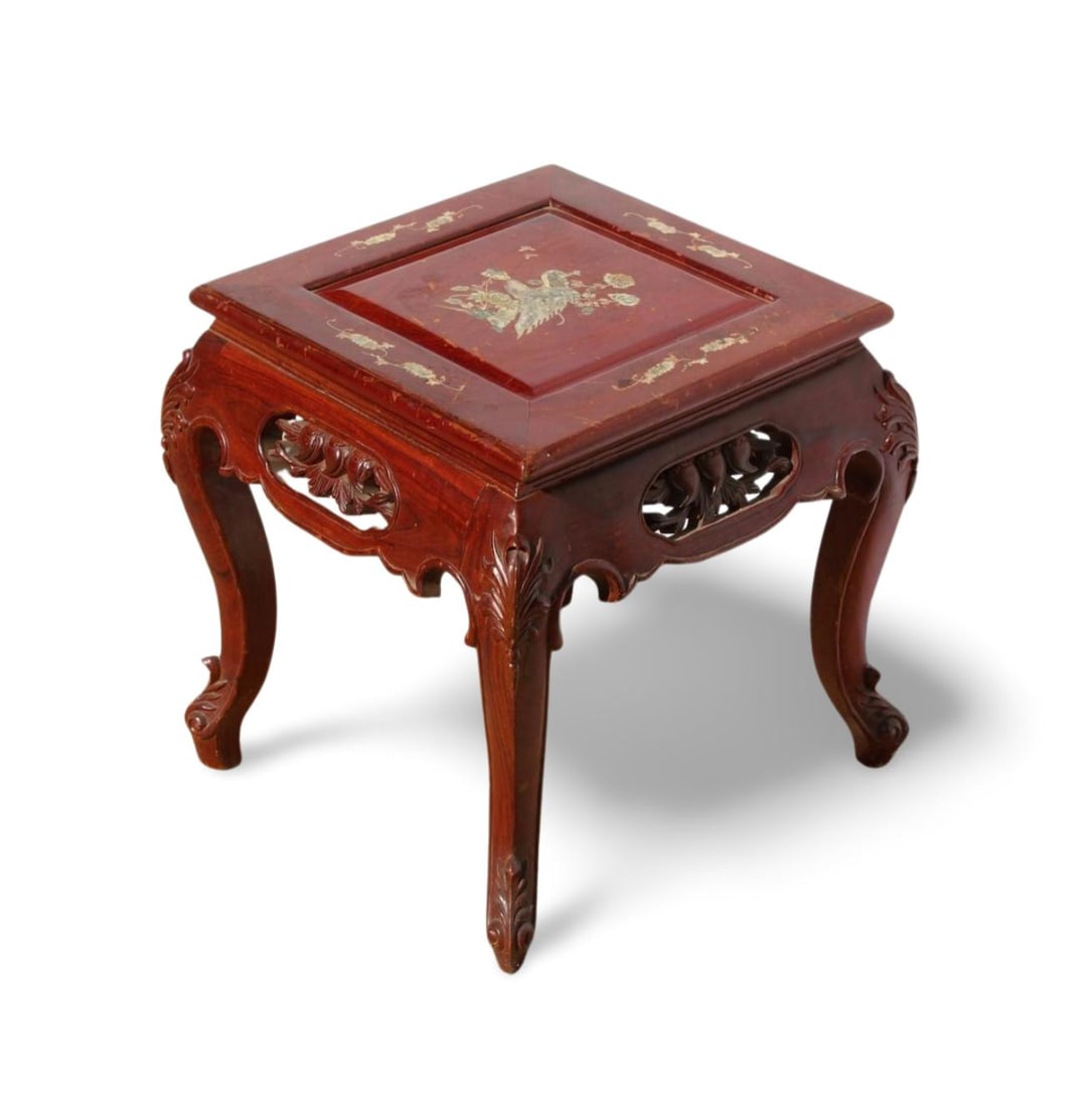 A Hardwood Stool - 3
