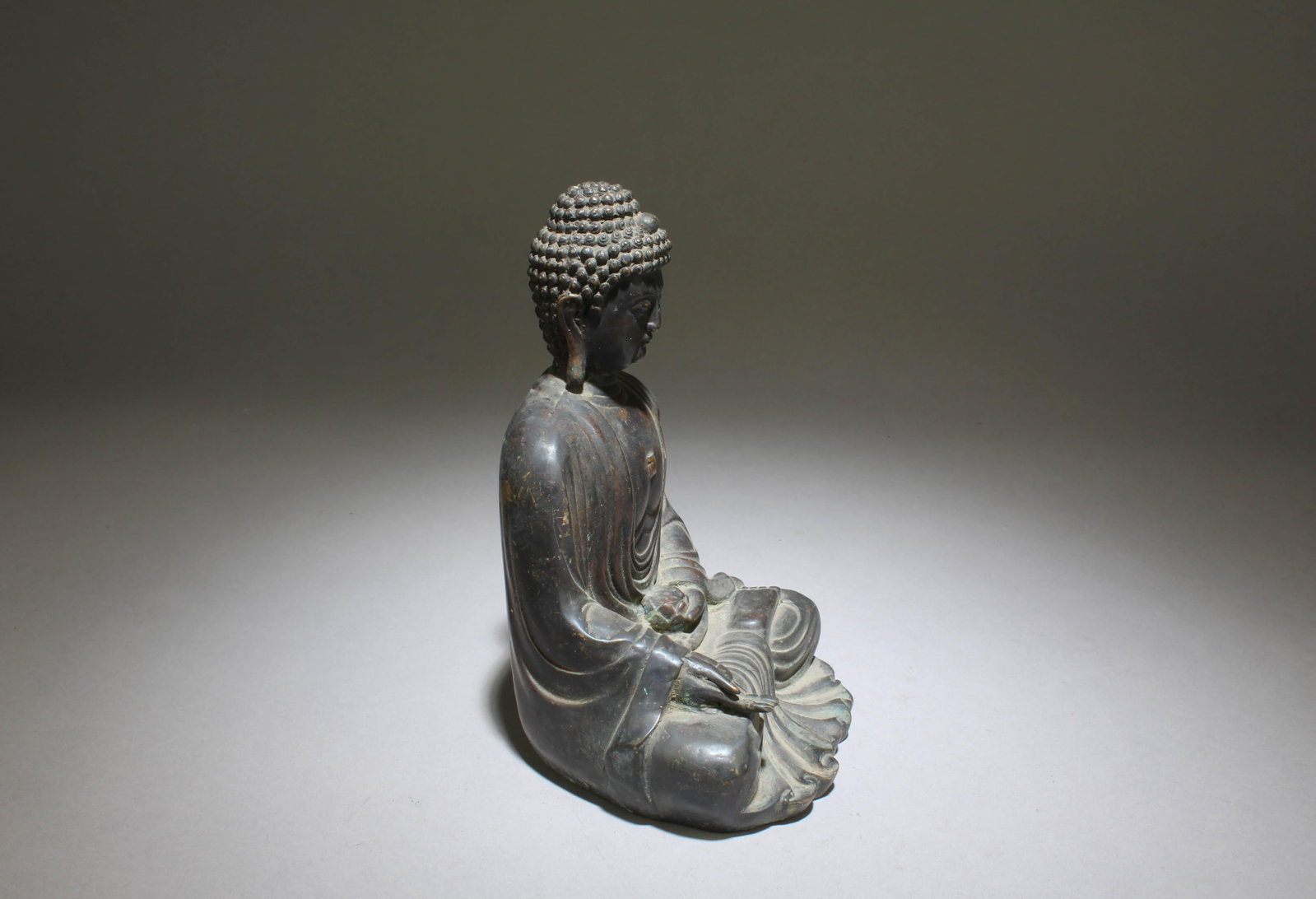A Bronze Buddha Statue - 5