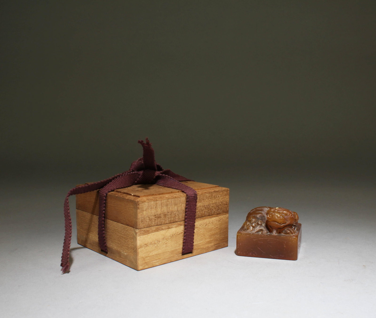 A Chinese Stone Carved Seal (1 of 6)