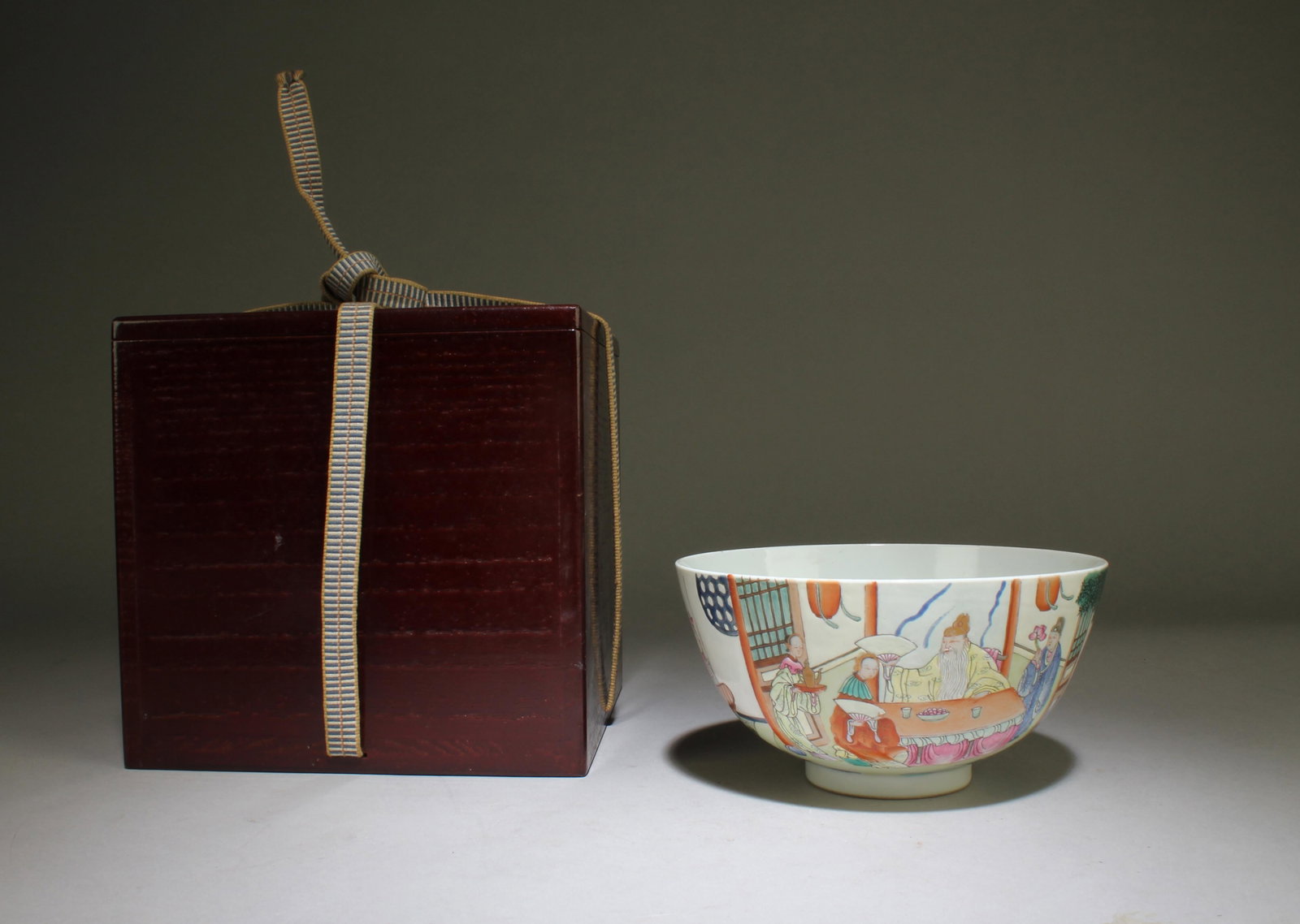 A Fencai Bowl with Box (1 of 7)