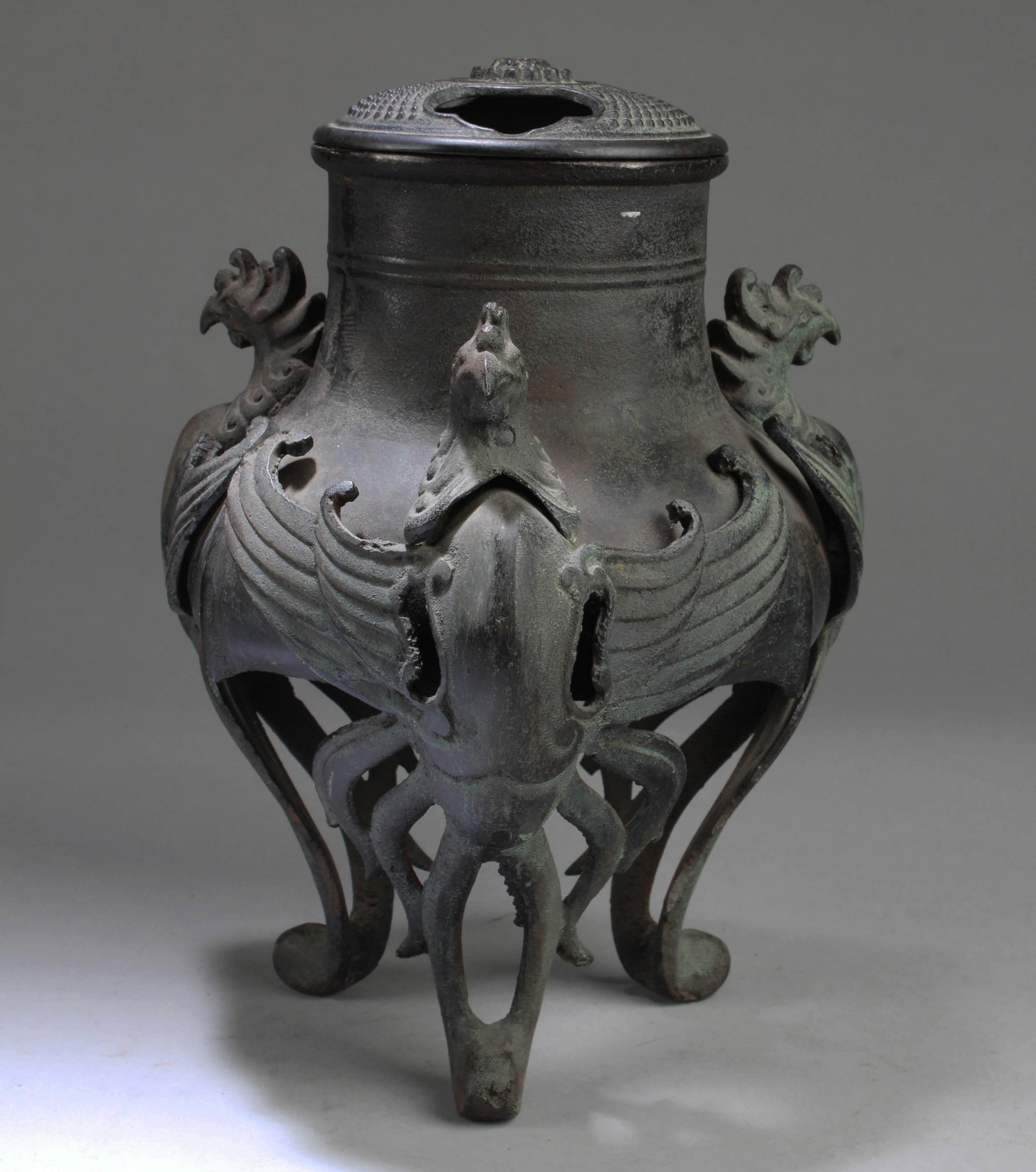 Antique Bronze Tripod Ware (1 of 4)