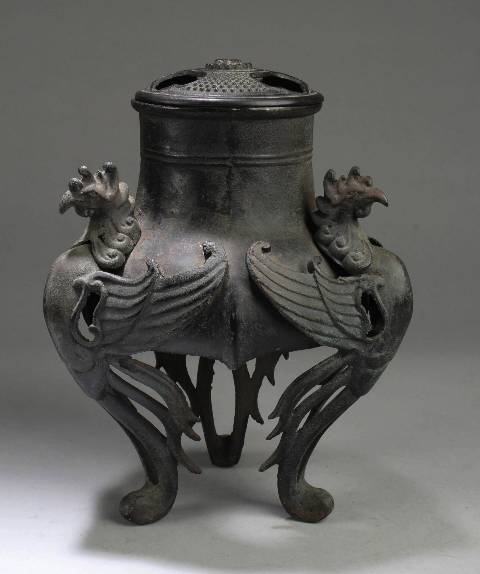 Antique Bronze Tripod Ware - 2