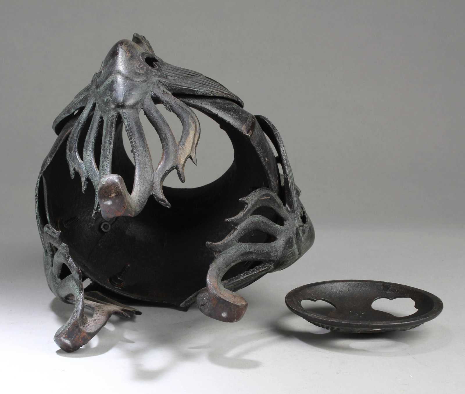 Antique Bronze Tripod Ware - 4