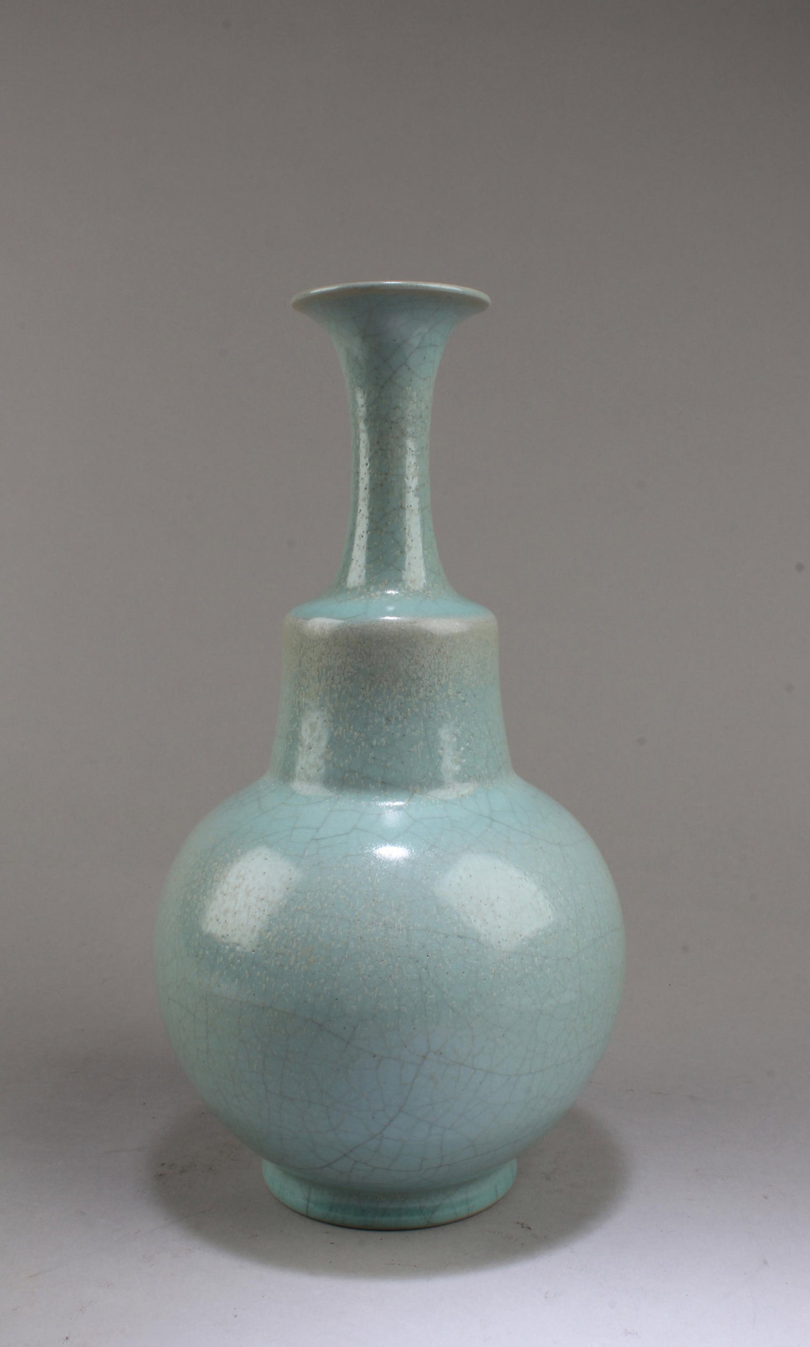 Chinese Ruyao Vase: Chinese Ruyao Vase. Height: 11"