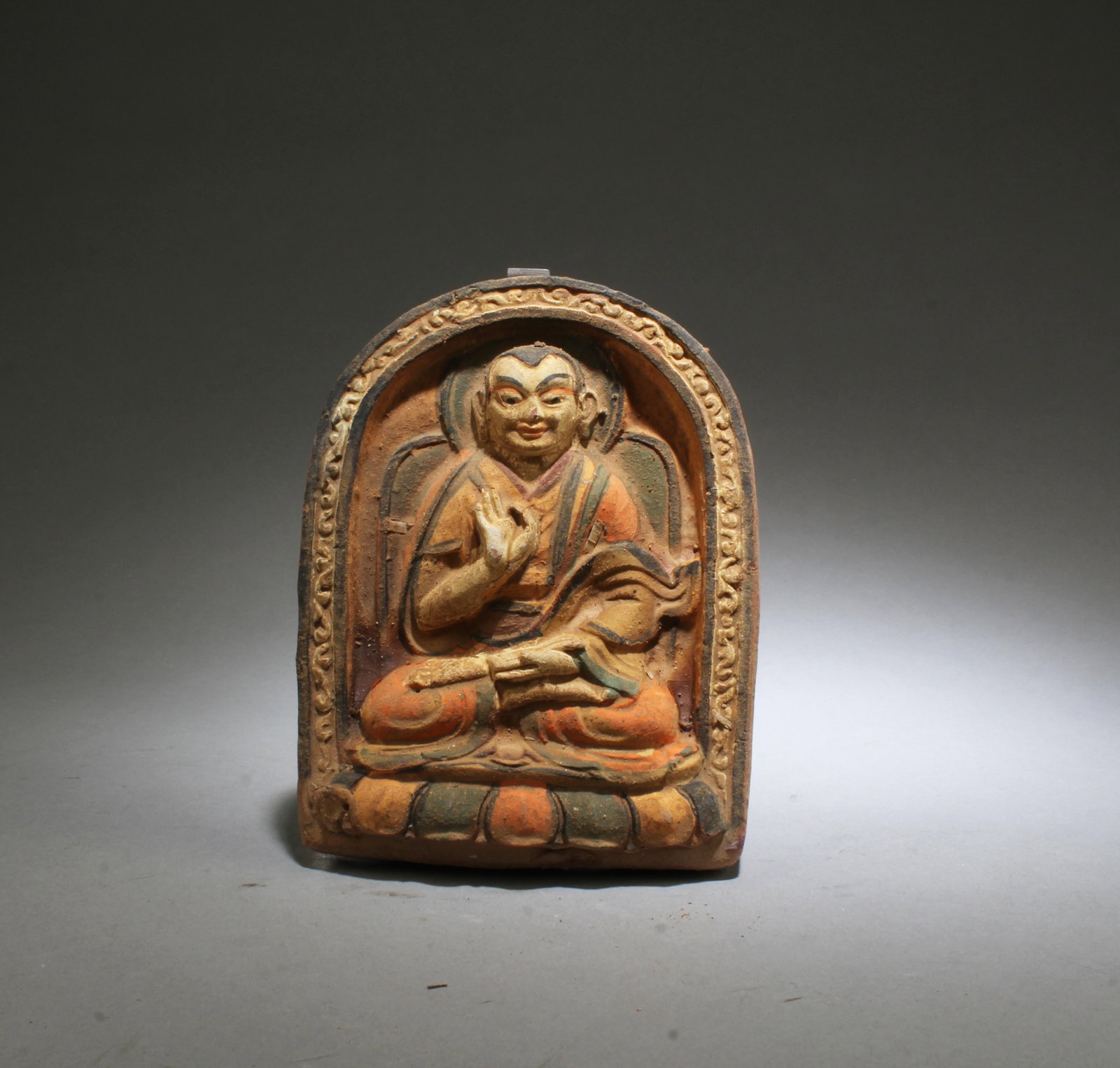 A Clay Buddha Statue - 2