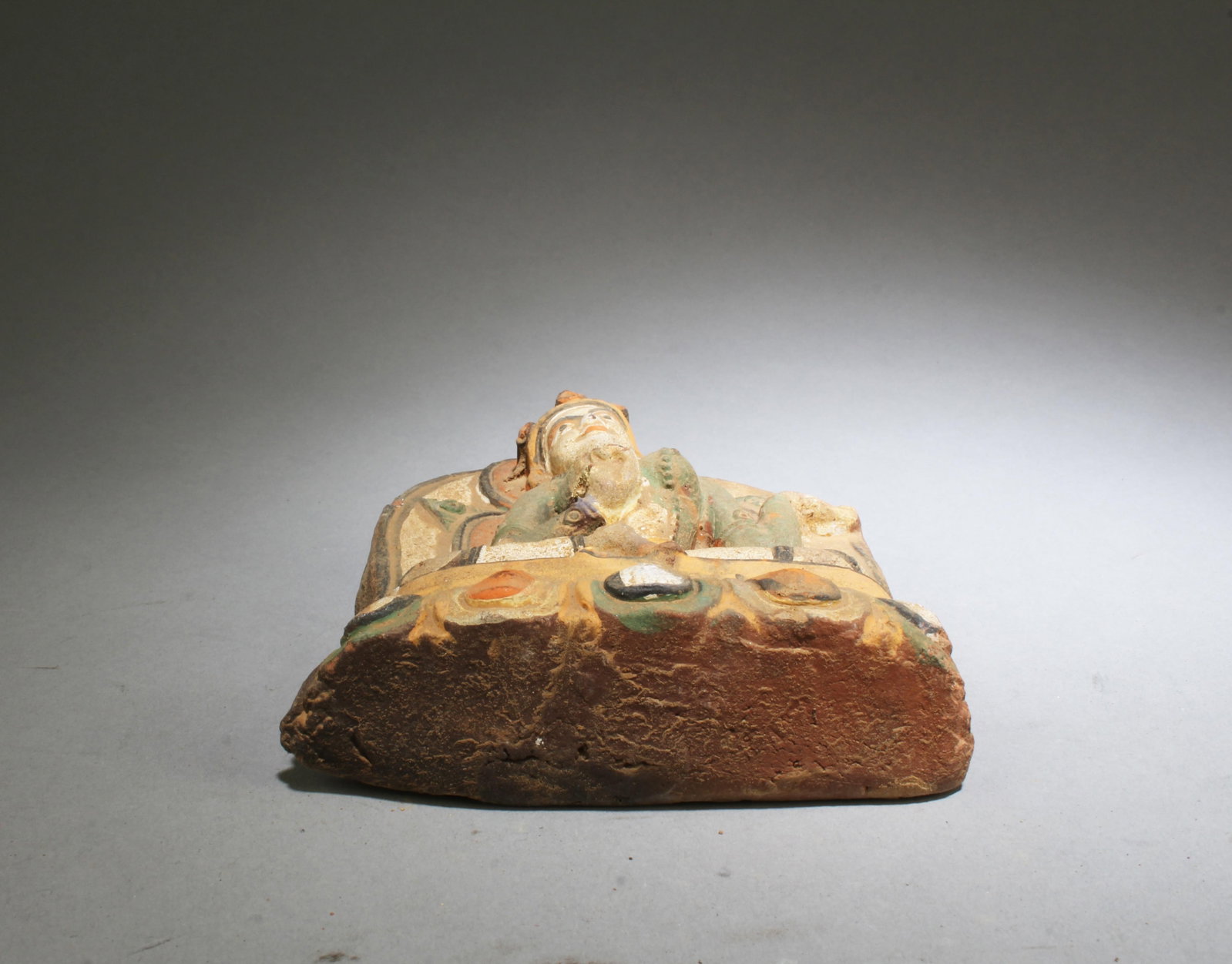 A Clay Buddha Statue - 3