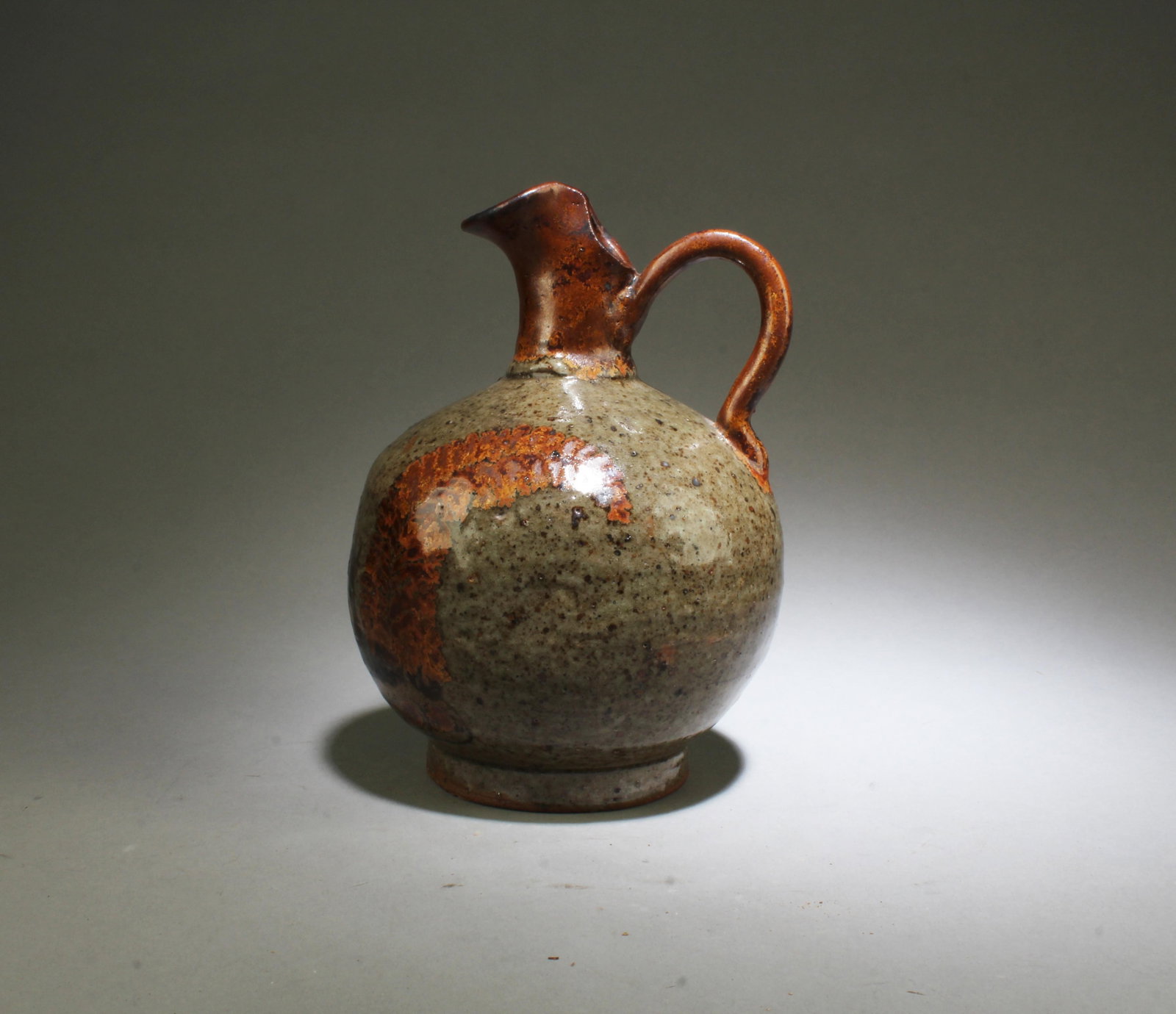 A Pottery Ewer: A Pottery Ewer. Height: 7"