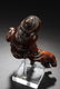 Chinese Antique Qi Wood Carved Figure on Stand - 3