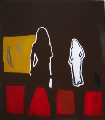 Matthew Heller, Fade, Acrylic On Canvas, 32 x 28: Matthew Heller, Fade, Acrylic On Canvas, 32 x 28 This is the final piece from my brown painting series.