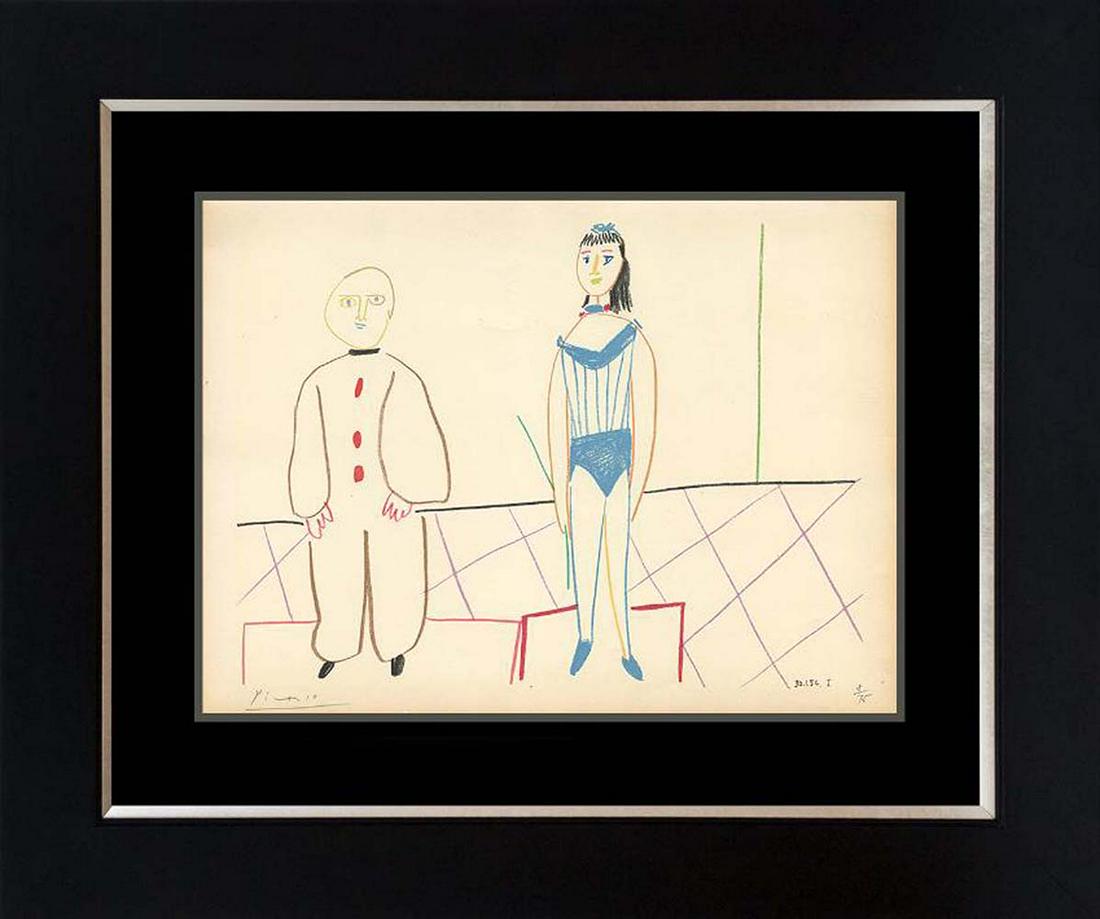 Pablo Picasso Original Lithograph Hand signed and: Original Lithograph Hand signed and numbered Edition of 75 from 1954 Verve Collection