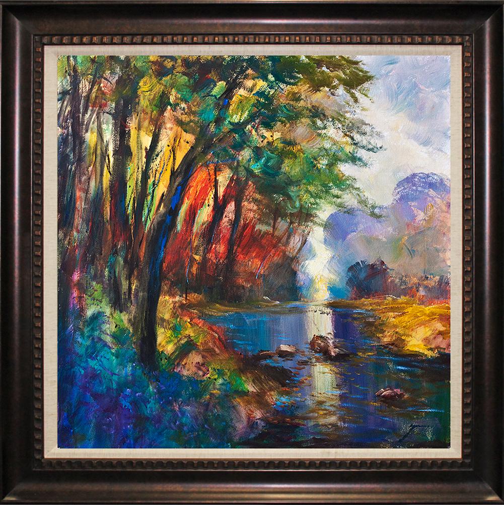 Michael Schofield Original on canvas 30 x 30 image (1 of 1)