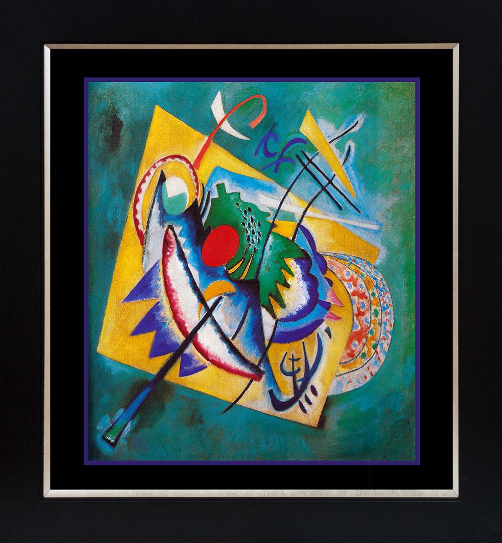After Kandinsky-Limited Edition on canvas-Red Oval on (1 of 1)