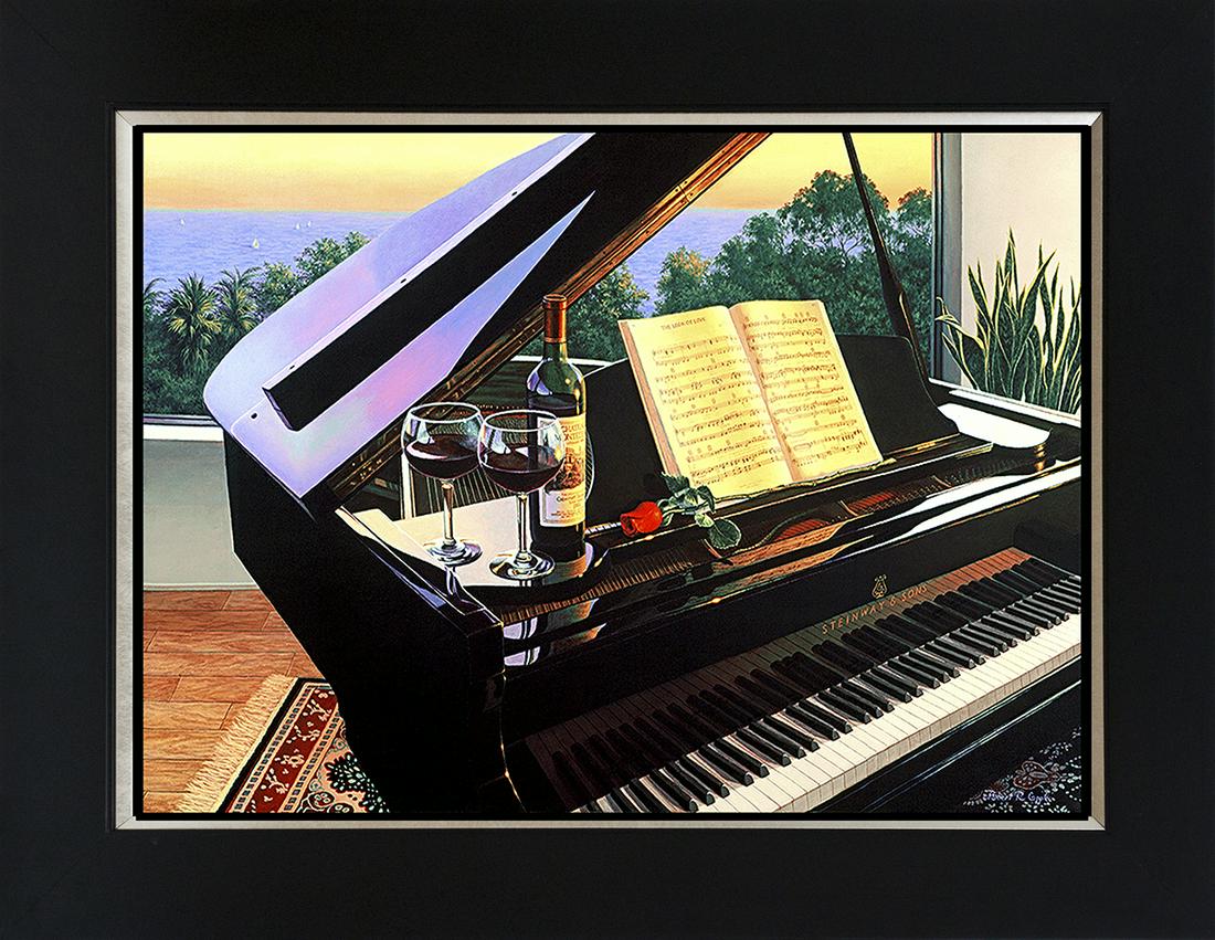 Robert Copple Wine Series Hand embellished Limited: Robert Copple Hand embellished Limited edition on canvas Approx 34x28 inches Hand signed by the artist. Includes certificate