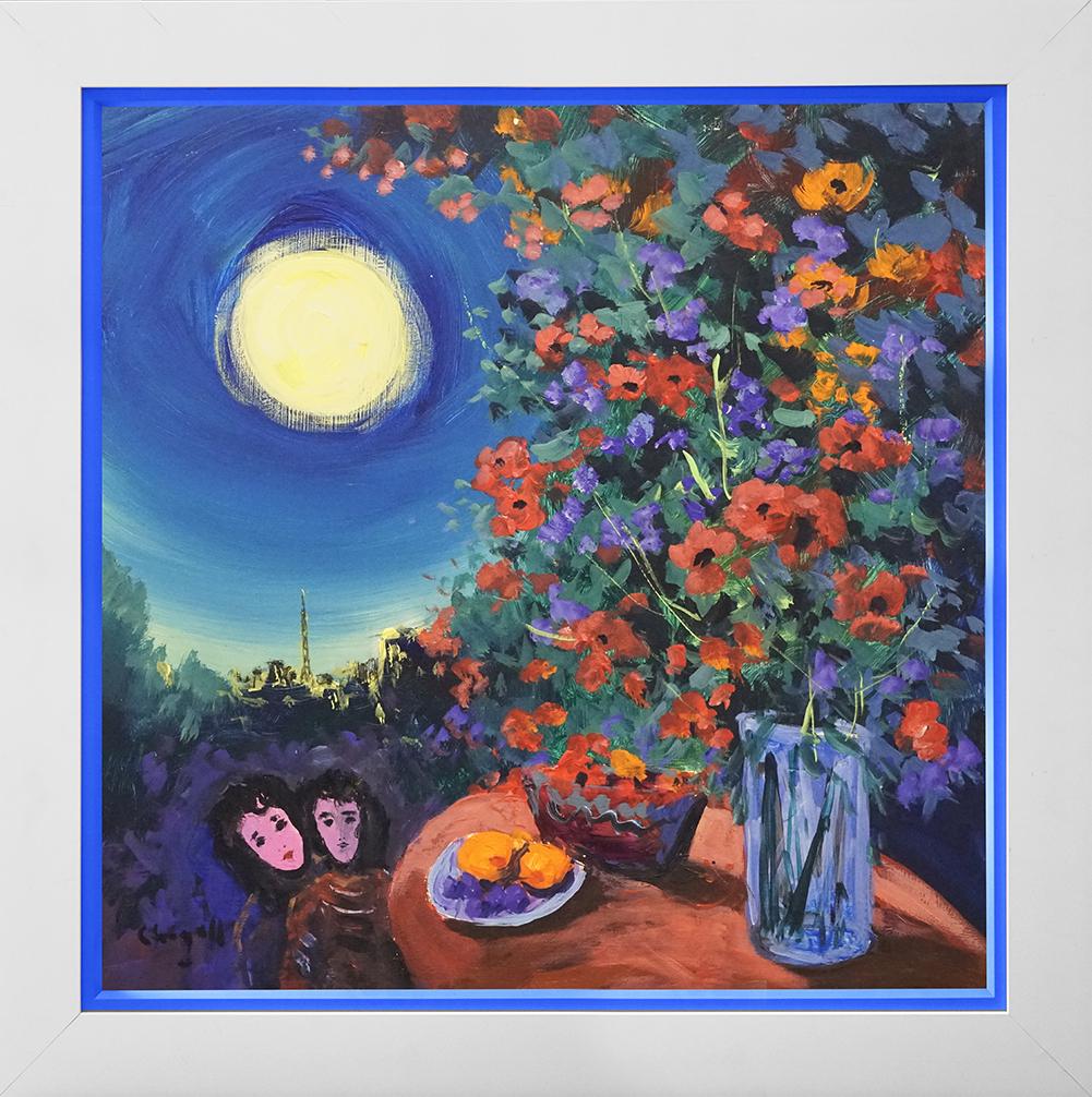 Marc Chagall Original acrylic in the manner of Marc (1 of 1)