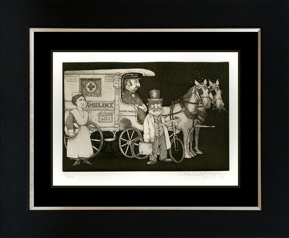 Limited Edition Etching by Charles Bragg The Doctor (1 of 1)