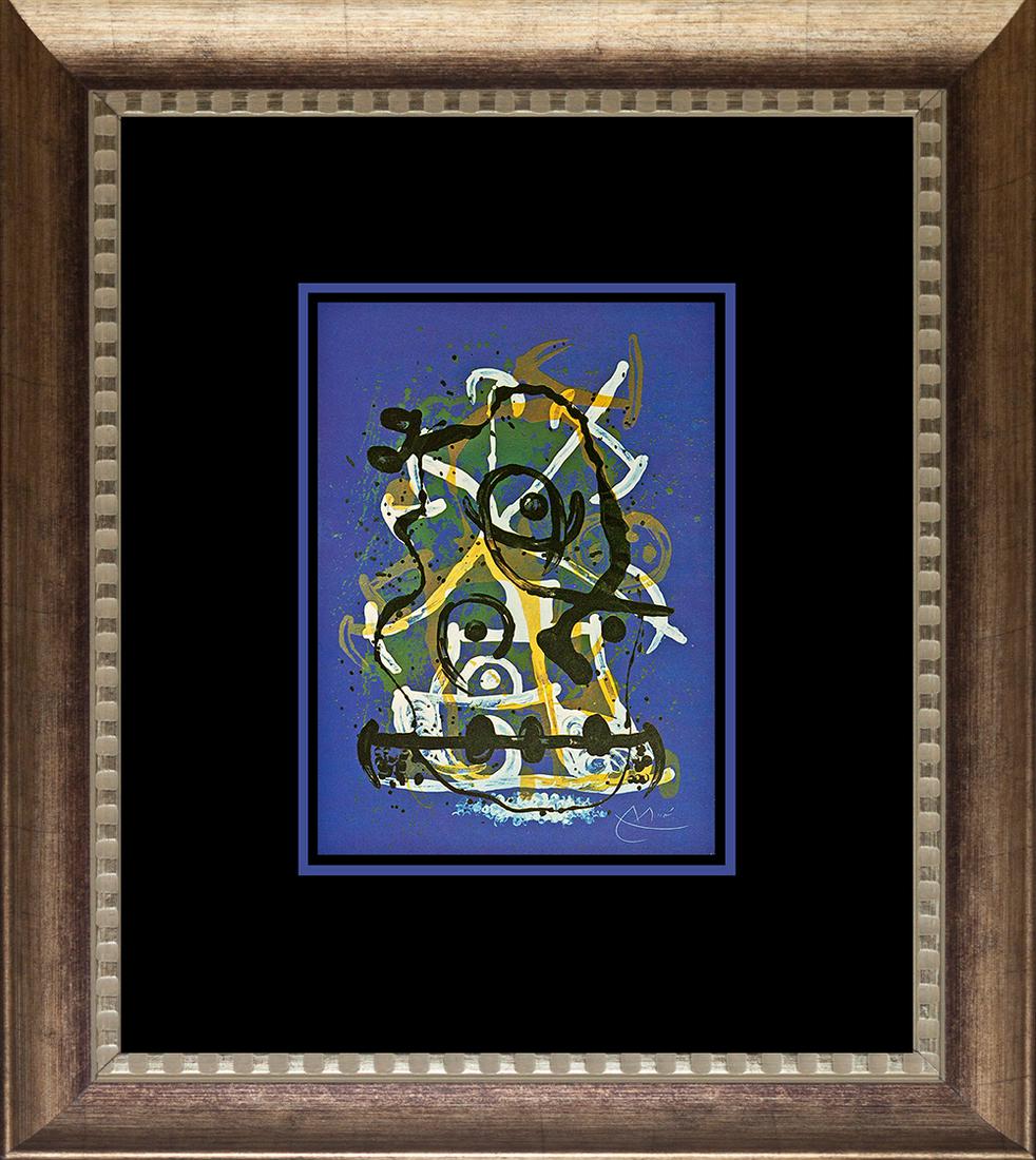 Joan Miro Lithograph 1972 Paris. (1 of 1)