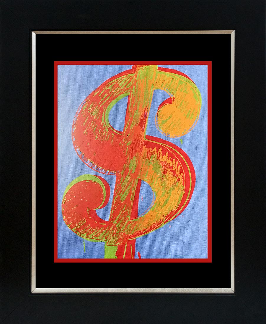 Andy Warhol Lithograph: Andy Warhol color Plate lithograph Approx 24x20 inches and includes certificate Custom framed.